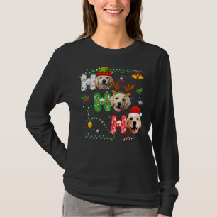 Christmas Ho Ho Ho Golden Retriever 351 T-Shirt