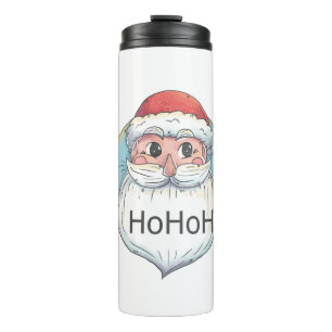 christmas ho santa claus thermal tumbler