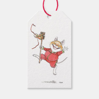 Christmas Hobbyhorse Mouse Gift Tag