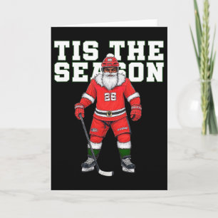 Christmas Hockey Santa Claus, Hockey Season, Sport Card