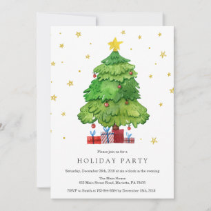 Christmas Holiady Party Invitation