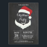 Christmas Holiady Party Invitation Santa Claus<br><div class="desc">Christmas Holiday Party Invitation. Christmas Dinner Holiday Party Invitation. Christmas Floral Flowers Wreath. Santa Claus. Chalkboard Background. For further customisation,  please click the "Customise it" button and use our design tool to modify this template.</div>