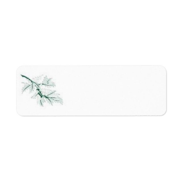 Christmas/holiday address labels (Front)