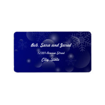 Christmas Holiday Address Lable