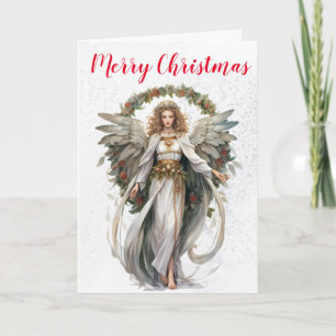 Christmas Holiday Angel Card