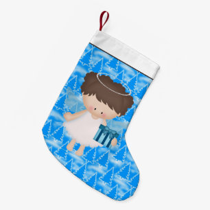 Christmas Holiday Angel cartoon stocking