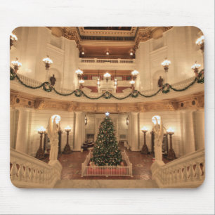 Christmas Holiday at Pennsylvania State Capitol Mouse Pad