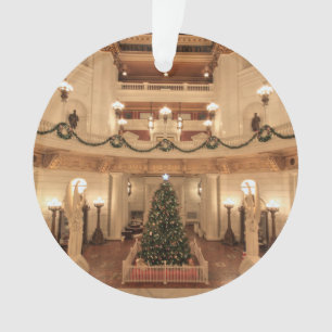 Christmas Holiday at Pennsylvania State Capitol Ornament