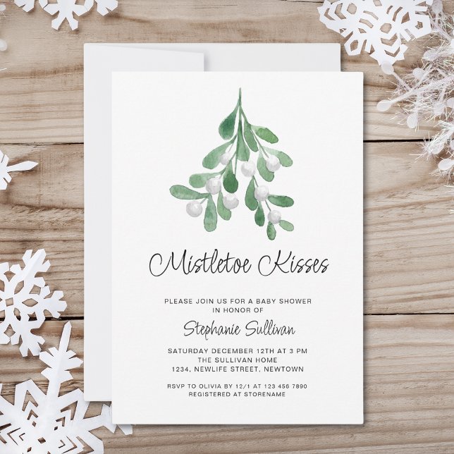 Christmas Holiday Baby Shower Invitation (Creator Uploaded)