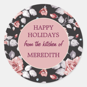 Christmas Holiday Baking From the Kitchen Of Classic Round Sticker