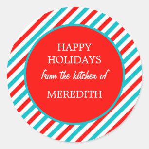 Christmas Holiday Baking From the Kitchen Of Classic Round Sticker