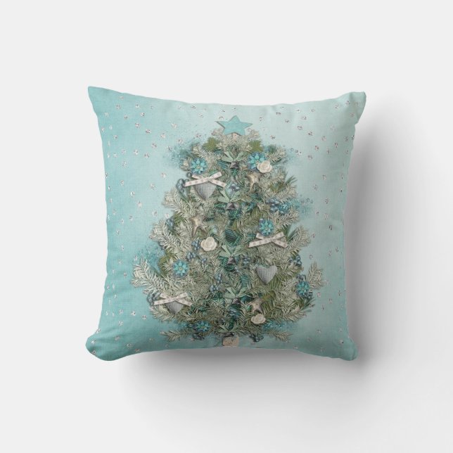 Christmas Holiday - Beautiful Xmas Tree Cushion (Front)