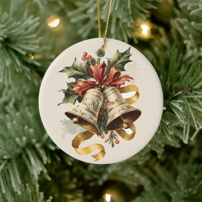 Christmas Holiday Bells Ornament (Tree)