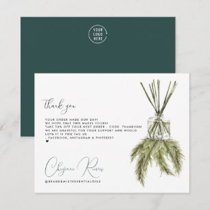 Christmas Holiday Business Customer Thank You Card