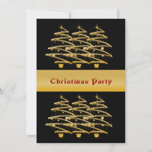 Christmas holiday business party invitation