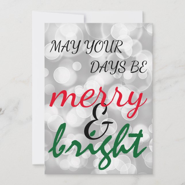 Christmas Holiday Card (Front)