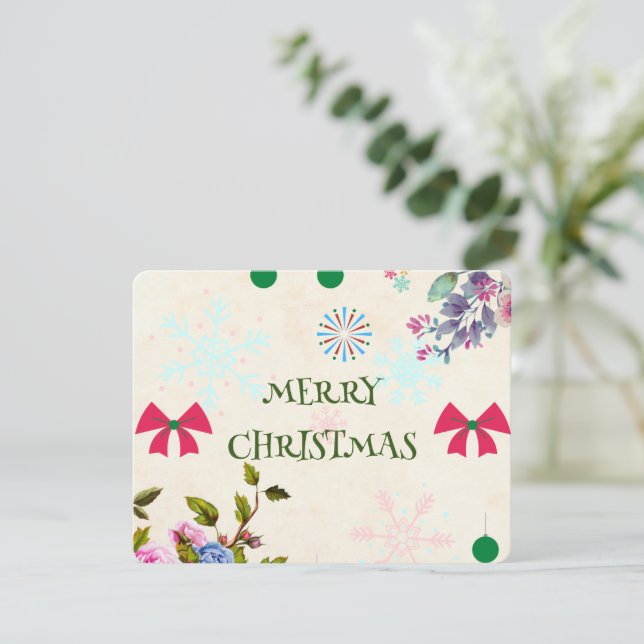  Christmas  Holiday Card (Standing Front)