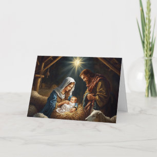Christmas Holiday Card Baby Jesus Series #2