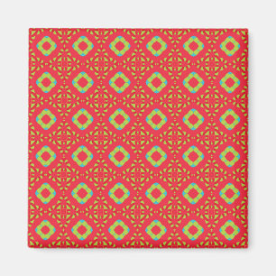 Christmas Holiday Charm Pattern 01 -  Magnet