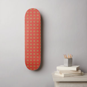 Christmas Holiday Charm Pattern 01 - Skateboard