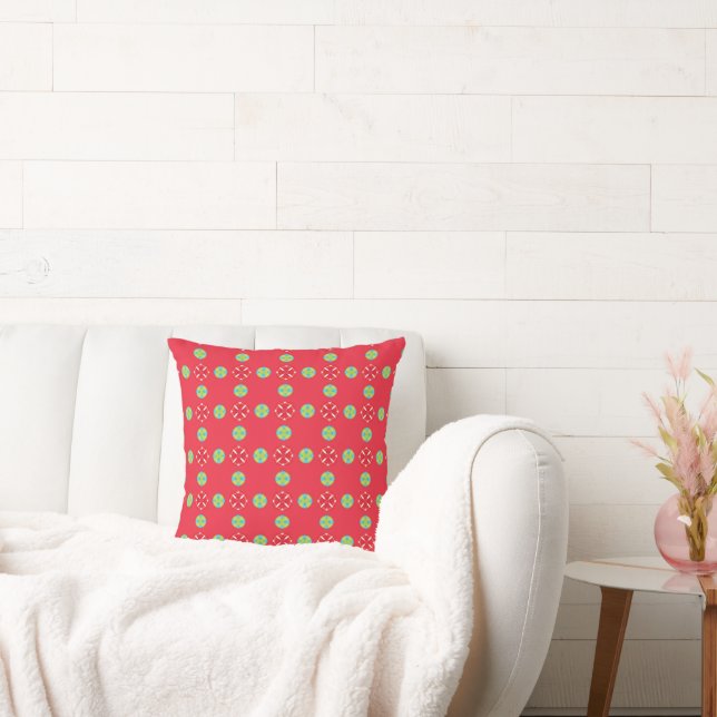 Christmas Holiday Charm Pattern 03 -  Cushion (Couch)