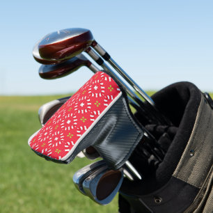 Christmas Holiday Charm Pattern 04 - Golf Head Cover