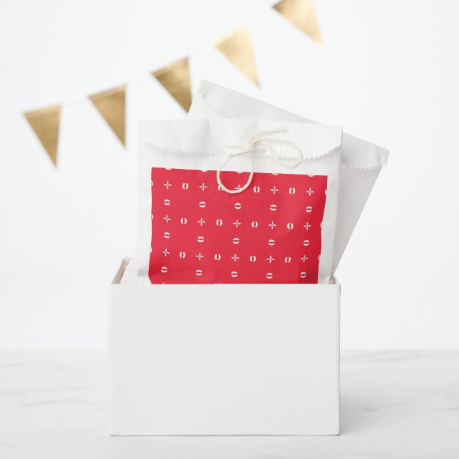 Christmas Holiday Charm Pattern 09 -  Favour Bag (Party)
