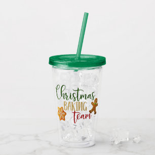 Christmas Holiday - "Christmas Baking Team" Acrylic Tumbler