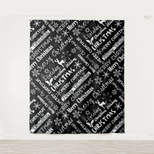 Christmas holiday, Christmas pattern  Tapestry