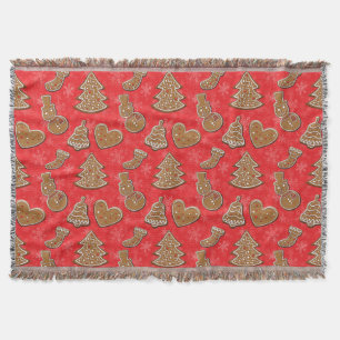 Christmas Holiday Cookie Throw Blanket