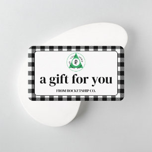 Christmas Holiday Custom Logo Gift Certificate