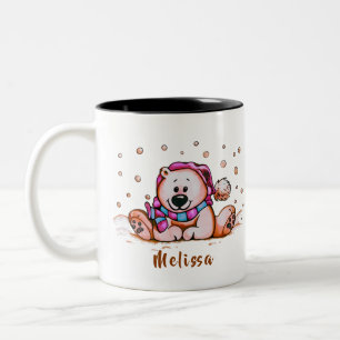 Christmas Holiday Cute Bear Winter Mug