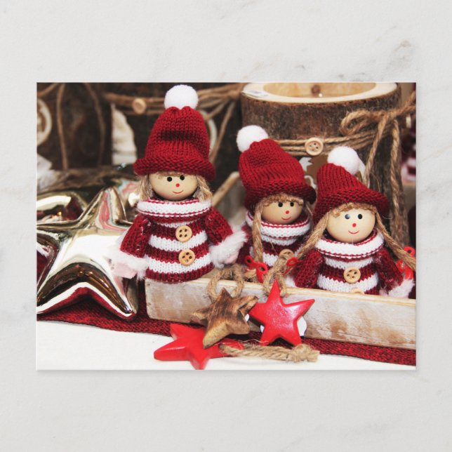 Christmas Holiday Decor Postcards - Blank on Back (Front)