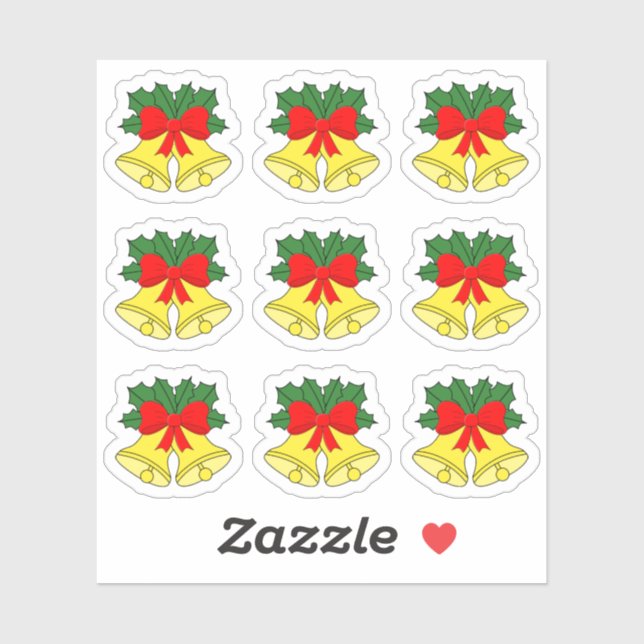 Christmas Holiday Decoration X-mas Jingle Bells (Sheet)