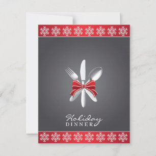 Christmas Holiday Dinner Party Invitation