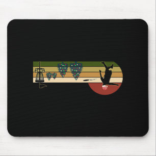 Christmas Holiday Disc Golf Sport Mouse Pad