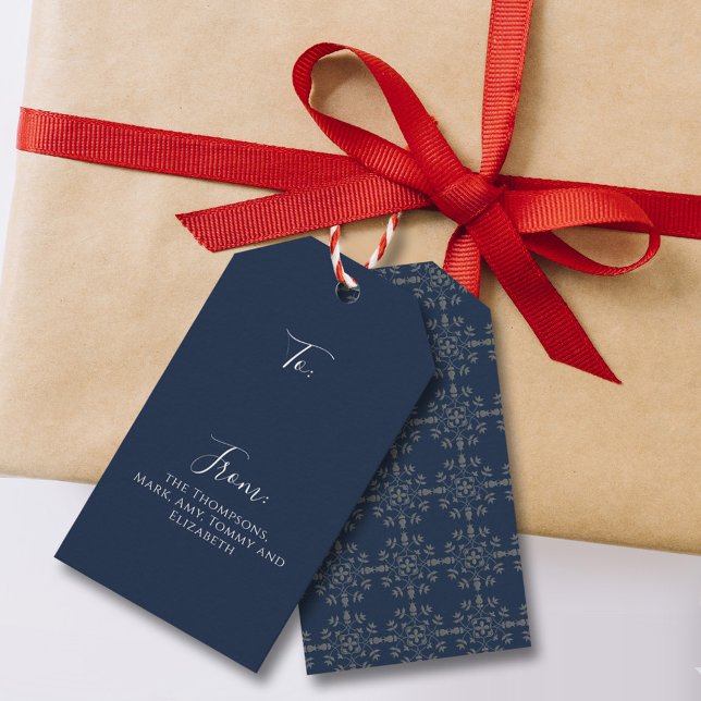 Christmas Holiday Elegant Peace Joy Love Simple  Gift Tags (Creator Uploaded)