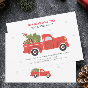 Christmas Holiday Family Moving Announcement