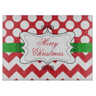 Christmas Holiday Family Name Cutting Board