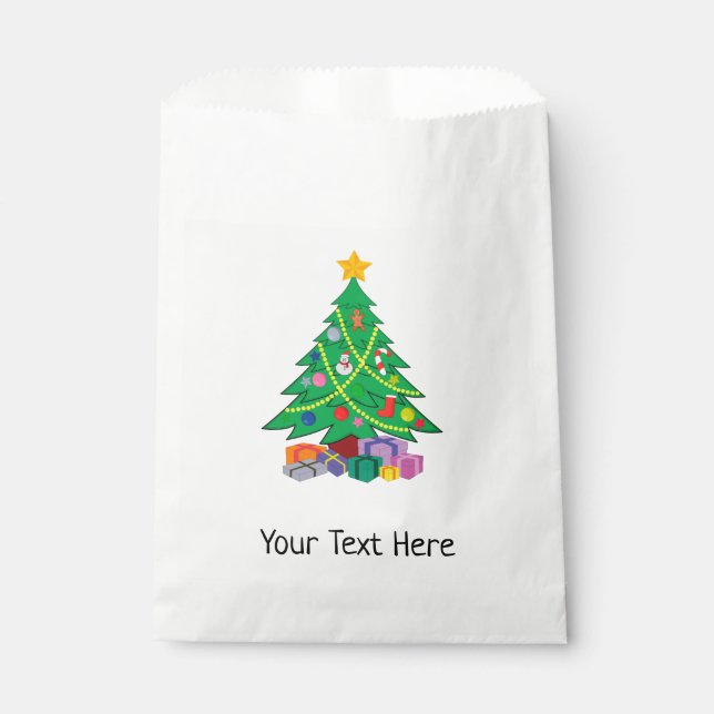 Christmas Holiday Favour Bag (Front)
