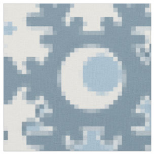 Christmas holiday festive winter snowflakes bright fabric