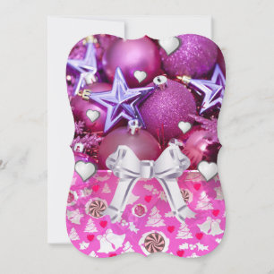 Christmas Holiday Flat Greeting Card