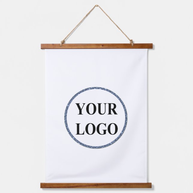 Christmas Holiday Gift ADD YOUR LOGO Merry Xmas Hanging Tapestry (Front)