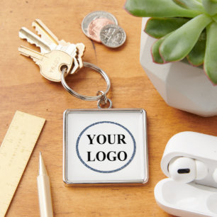 Christmas Holiday Gift ADD YOUR LOGO Merry Xmas Key Ring