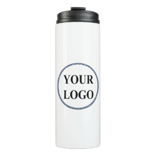 Christmas Holiday Gift ADD YOUR LOGO Merry Xmas Thermal Tumbler