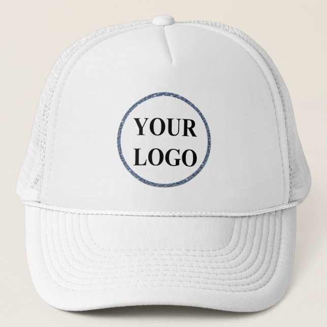 Christmas Holiday Gift ADD YOUR LOGO Merry Xmas Trucker Hat (Front)