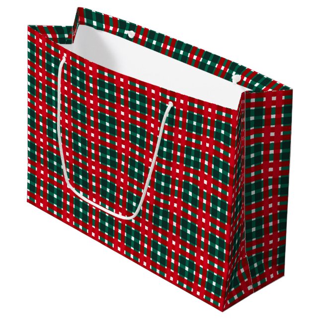 Christmas Holiday Gift Bag (Front Angled)