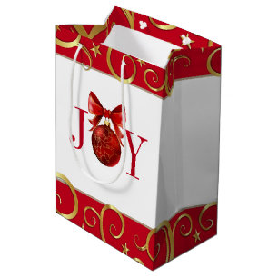 Christmas Holiday Gift Bag JOY Ornament