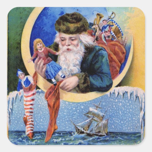 Christmas Holiday Gift Stickers (Front)