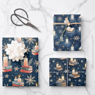 Christmas Holiday Gift Wrap for Book Lover 